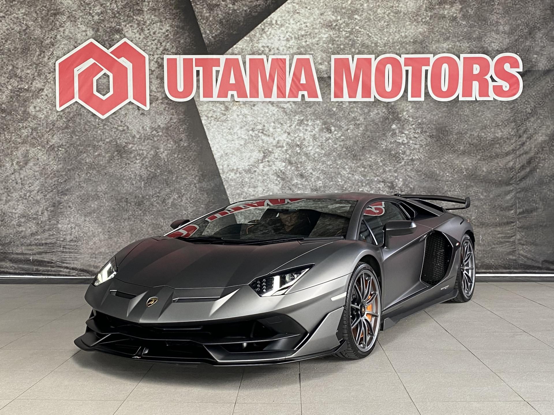 Lamborghini Aventador SVJ in the Utama Motors showroom